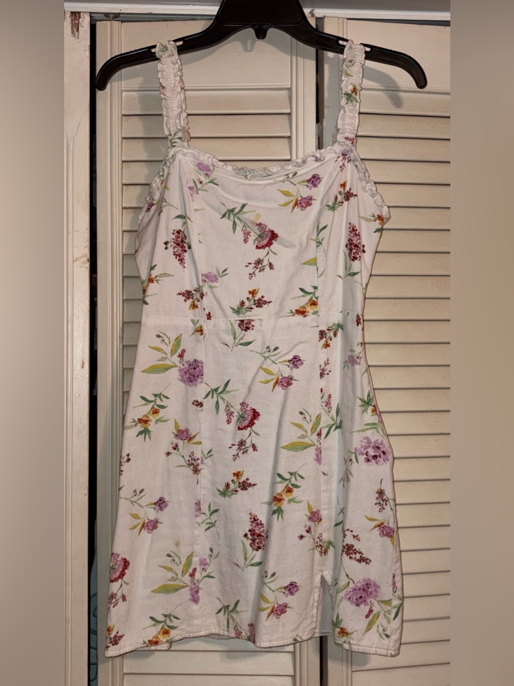 White Floral MiniDress